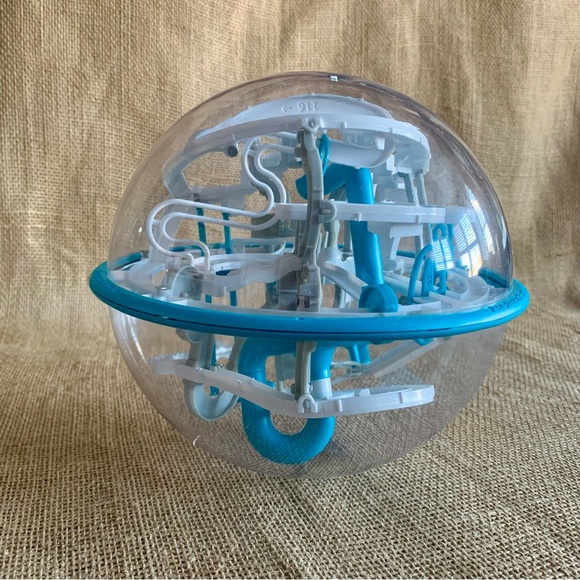 PERPLEXUS EPIC Original 3D Maze Ball Blue Gray Multiple Ways to Play Ages 5 & Up - Picture 5 of 6